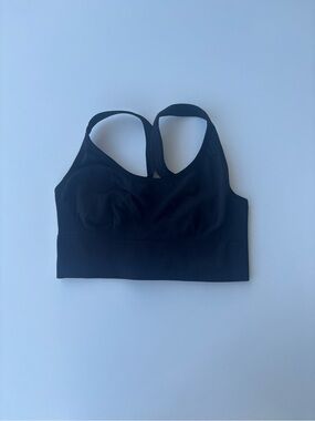 Black Seamless Racerback Sports Bra Size Small